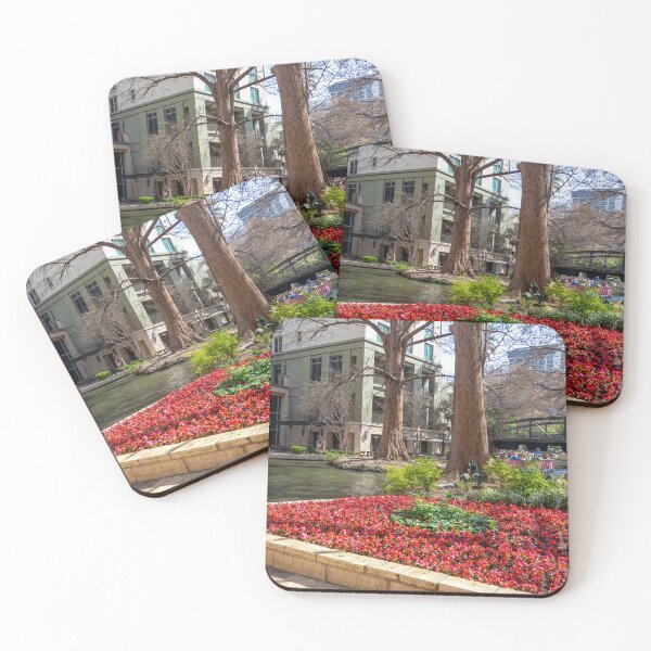 Item preview, Red Flowers at the Riverwalk designed and sold by SafariByMarisa.
