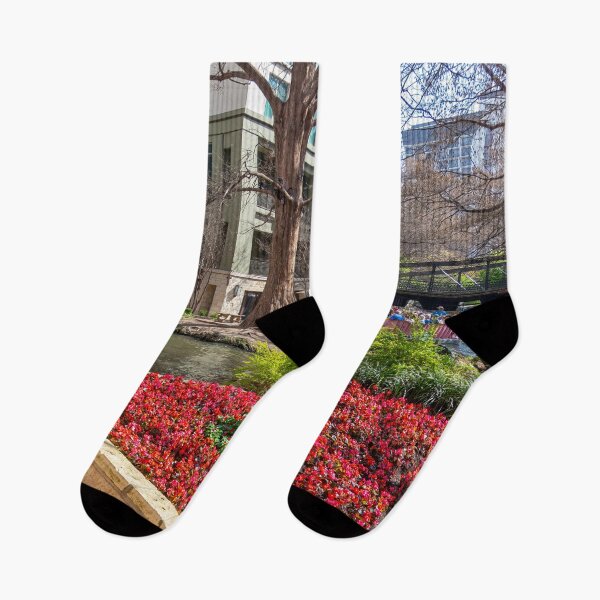 Item preview, Red Flowers at the Riverwalk designed and sold by SafariByMarisa.