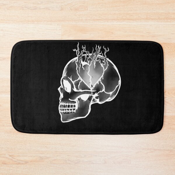Item preview, Skull With Flaming Heart designed and sold by ImagesInFrames.