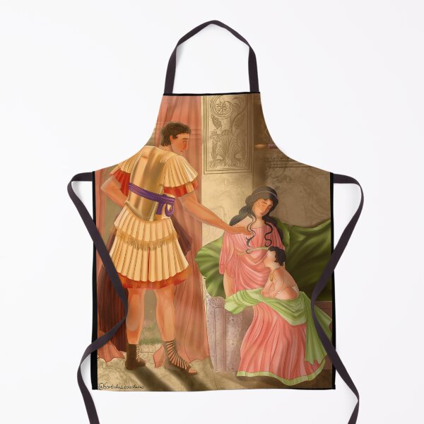 Item preview, Drusus saying goodbye to his wife Antonia and baby Claudius designed and sold by locus-amoenus.