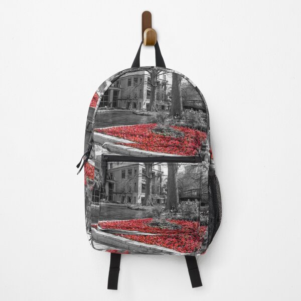 Item preview, San Antonio Riverwalk Flowers in Black, White, Red designed and sold by SafariByMarisa.