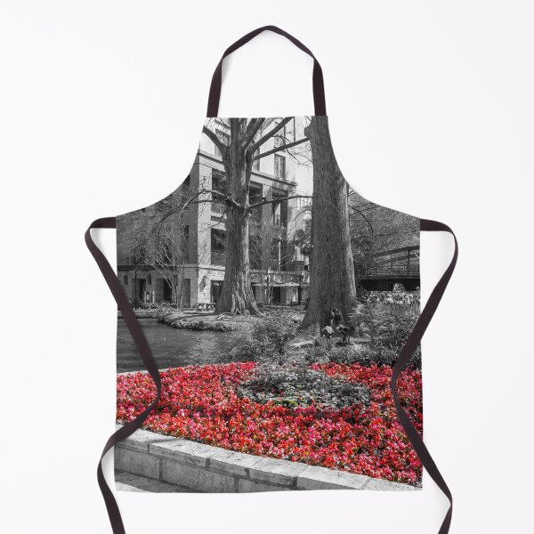 Item preview, San Antonio Riverwalk Flowers in Black, White, Red designed and sold by SafariByMarisa.