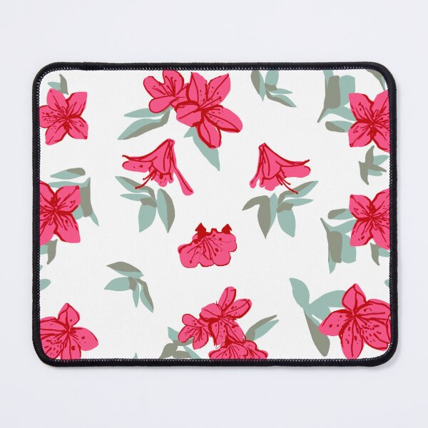 Item preview,  Red azalea on white designed and sold by Eastspacebubble.