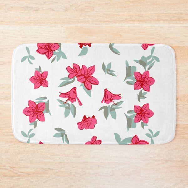 Item preview,  Red azalea on white designed and sold by Eastspacebubble.