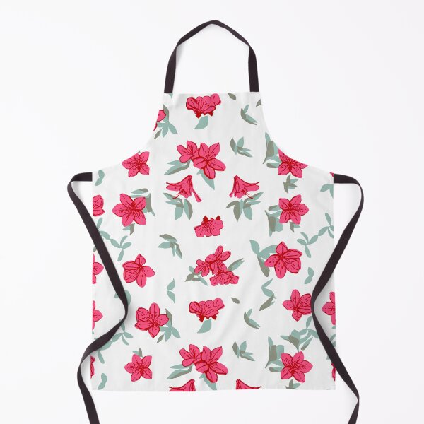 Item preview, Red azalea on white designed and sold by Eastspacebubble.