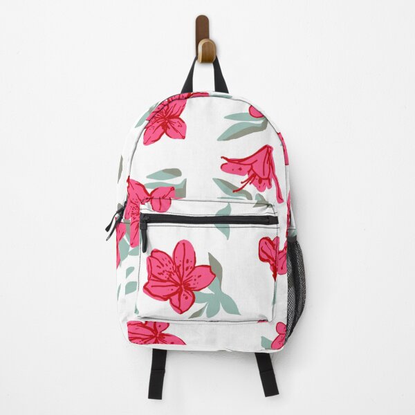 Item preview, Red azalea on white designed and sold by Eastspacebubble.