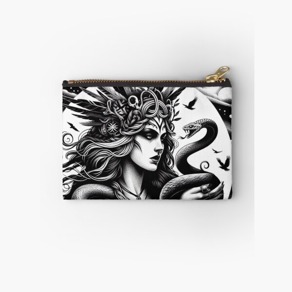 Item preview, Druid woman with Big Snake Python, Mythical Style designed and sold by Cr320.