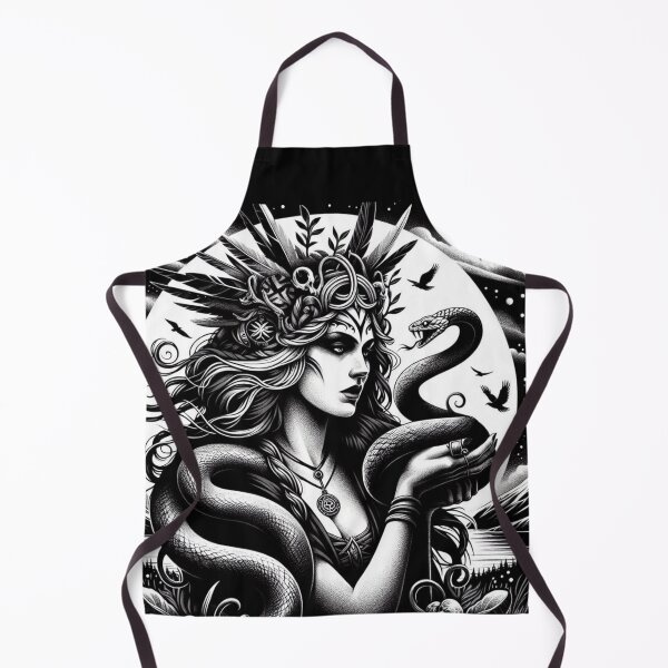 Item preview, Druid woman with Big Snake Python, Mythical Style designed and sold by Cr320.