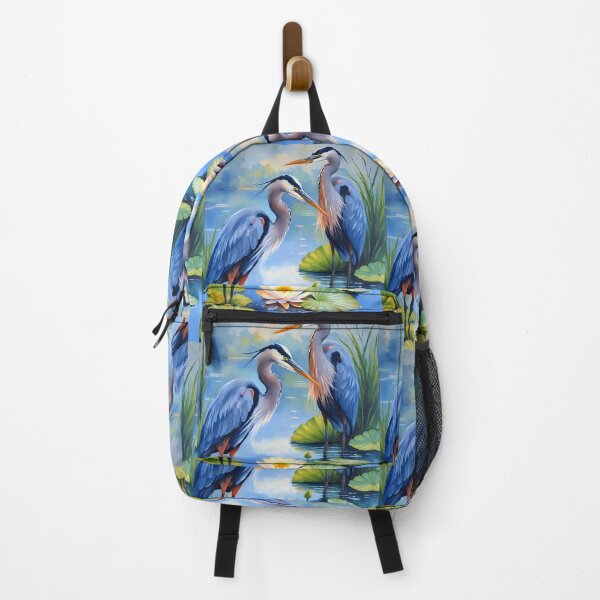 Item preview, Heron Lotus Pond | Great Blue Heron designed and sold by TeeARTHY.