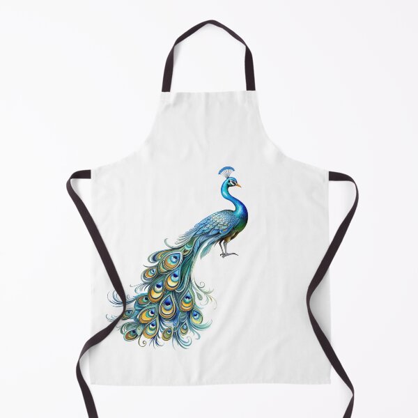 Item preview, Peacock Graphic Gorgeous with Magnificent Feathers Watercolor Menagerie A Celebration of Animals in Every Form designed and sold by dcohea.