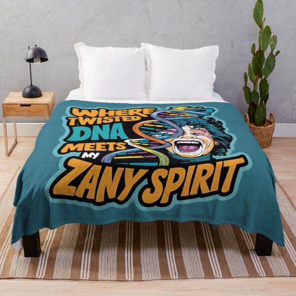 Item preview, Embrace My Twisted DNA: Celebrate Your Quirky Self with Unique, Colorful Art designed and sold by Molecularmerch.