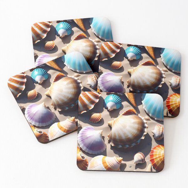 Item preview, Colorful Seashell Pattern Design designed and sold by TheArtOfPat.