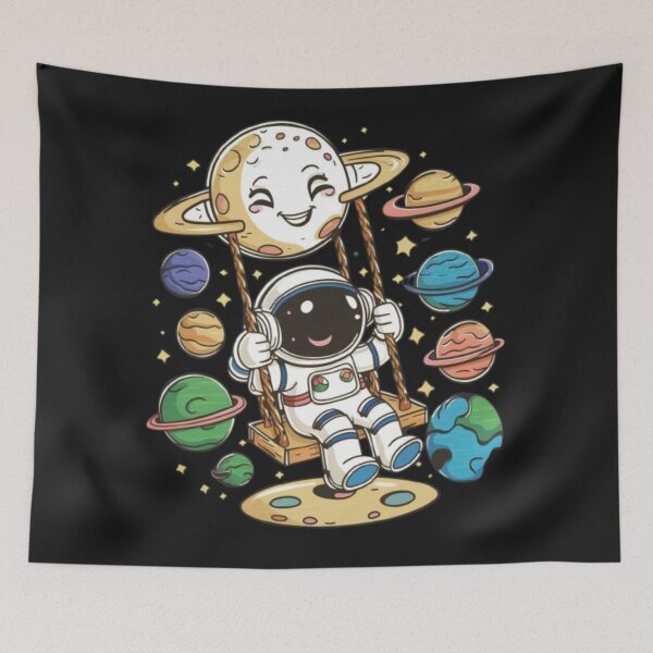 Item preview, Astronaut swinging in space designed and sold by luna--design.