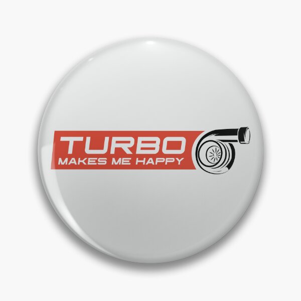 Item preview, Turbo Makes me Happy- Red for Light Background  designed and sold by ApexFibers.
