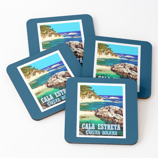 Artikelvorschau, Cala Estreta Palamós Costa Brava Reiseplakat entworfen und verkauft von TerradVents.