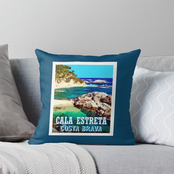 Artikelvorschau, Cala Estreta Palamós Costa Brava Reiseplakat entworfen und verkauft von TerradVents.