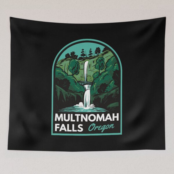 Item preview, Multnomah Falls Oregon designed and sold by halpindesignco.