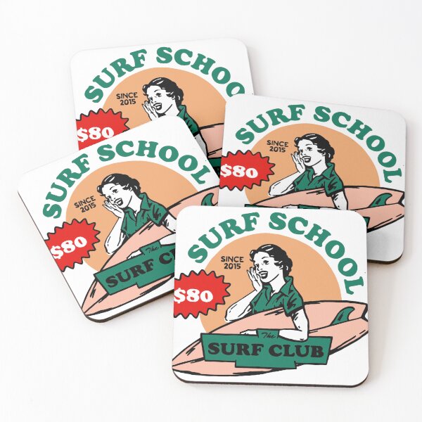 Item preview, Surf School | Retro Inspired designed and sold by CheekyRetro.