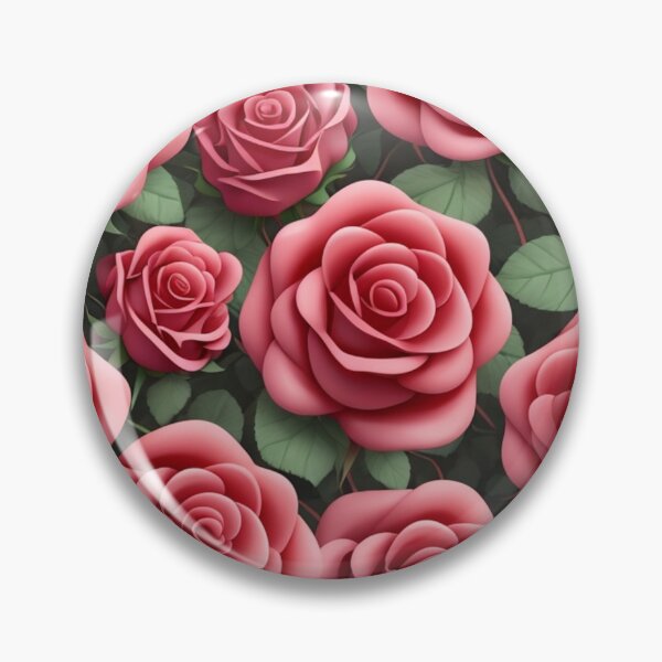 Item preview, 3D Pink Roses Pattern designed and sold by TGAL2.