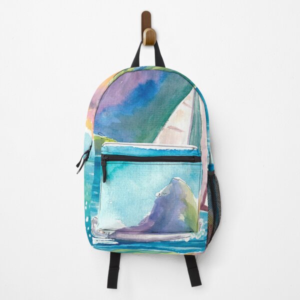 Item preview, Caribbean Sailboat Regatta with Saint Lucia Pitons designed and sold by artshop77.