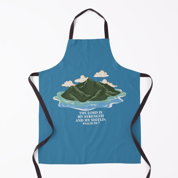 Item preview, Divine Strength at Tranquil Como Lake - Psalm 28:7 designed and sold by Nara8.