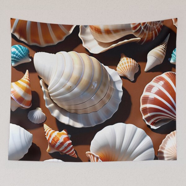 Item preview, Colorful Seashell Pattern Design designed and sold by TheArtOfPat.
