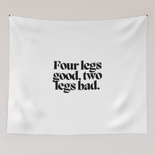 Item preview, Four legs good, two legs bad.  designed and sold by CharmStudio.