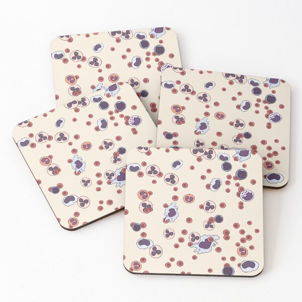 Item preview, Blood smear pattern (Tan) designed and sold by MicroMarket.