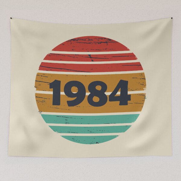 Item preview, Born in 1984 vintage retro classic birthday designed and sold by Alexaltay.