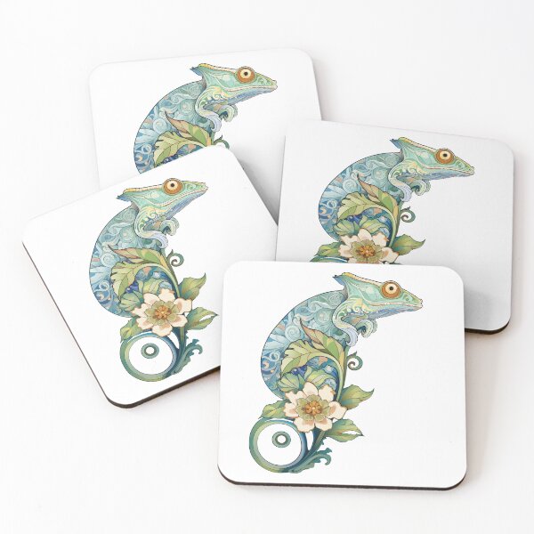 Item preview, Boho Lizard Graphic Watercolor Menagerie A Celebration of Animals in Every Form  designed and sold by dcohea.