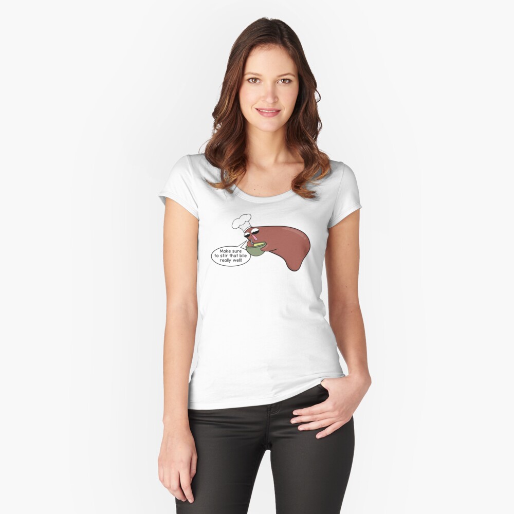 Item preview, Fitted Scoop T-Shirt designed and sold by amoebasisters.