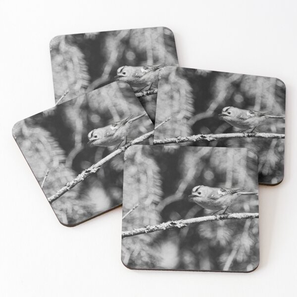 Item preview, Tweets by Goldcrest bw designed and sold by Jouko Lehto Photography.