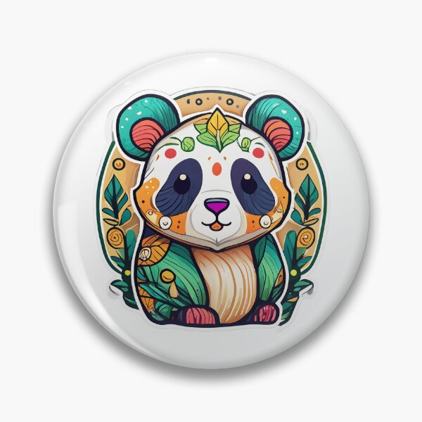Artikelvorschau, Panda entworfen und verkauft von Crafted-AI.