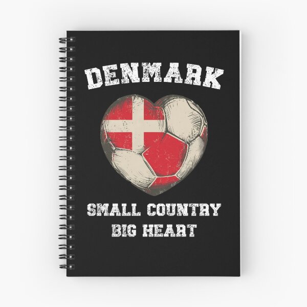 Item preview, Small Country Big Heart Denmark Football designed and sold by HeadTurningArt.