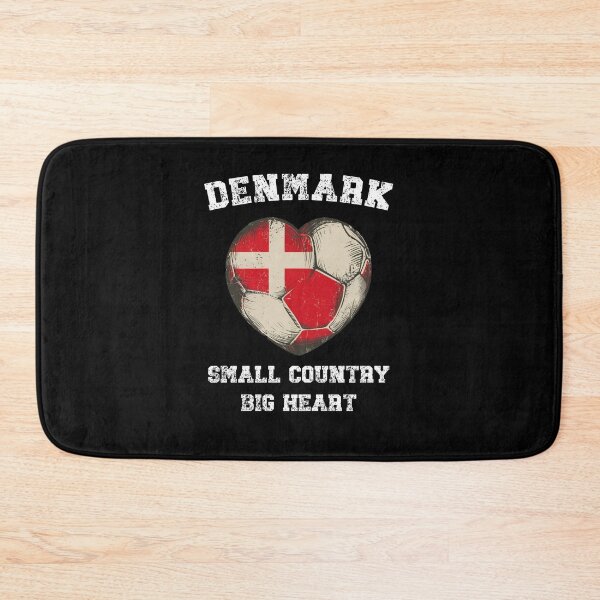 Item preview, Small Country Big Heart Denmark Football designed and sold by HeadTurningArt.