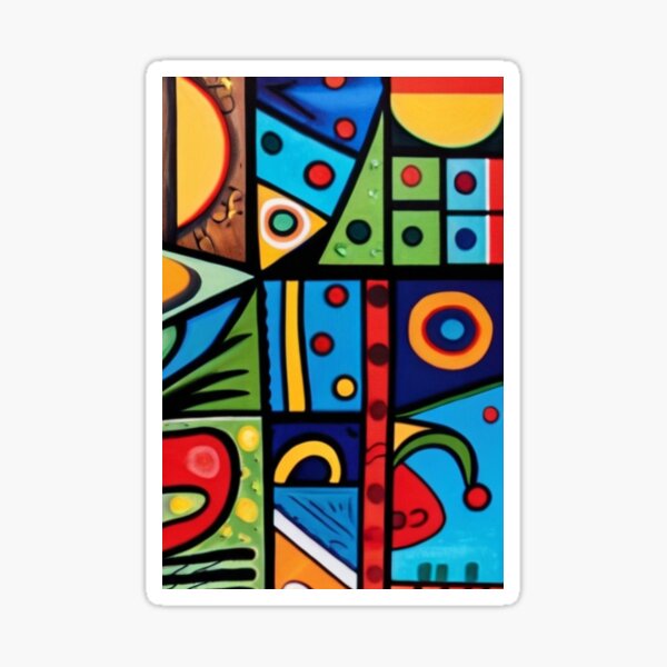 Vista previa del artículo con la obra «Trae a los payasos... de mi colección abstracta y atrevida», diseñado y vendido por lorimcdonald.