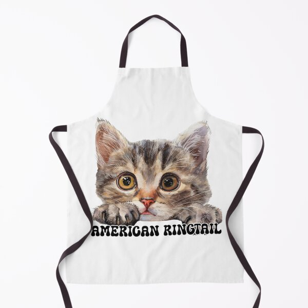 Item preview, American Ringtail, Tabby Cat, Watercolor Style Design designed and sold by quiltsncatitude.