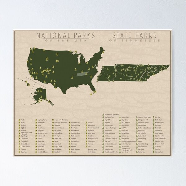 Item preview, US National Parks - Tennessee designed and sold by FinlayMcNevin.