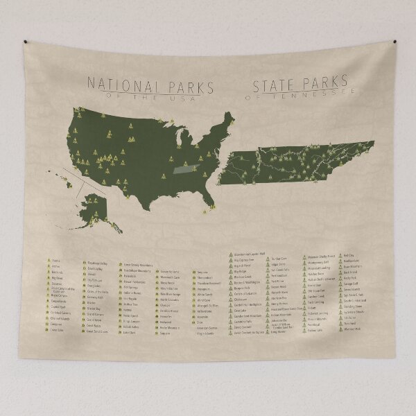 Item preview, US National Parks - Tennessee designed and sold by FinlayMcNevin.