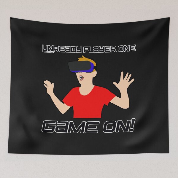 Item preview, TRENDING T-SHIRTS FOR EVERYONE! UNREADY PLAYER ONE GAME ON! T-SHIRT.. designed and sold by BrandNewTeez.