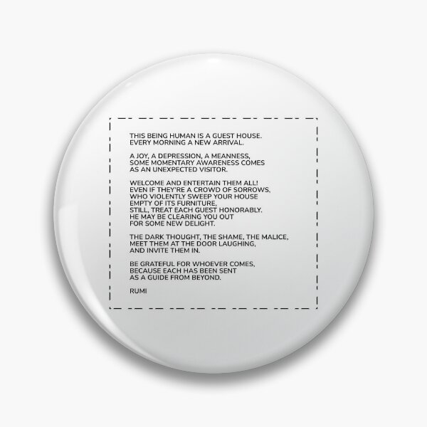 Item preview, Poema Rumi - La casa de huéspedes designed and sold by Inspirationmotivation.