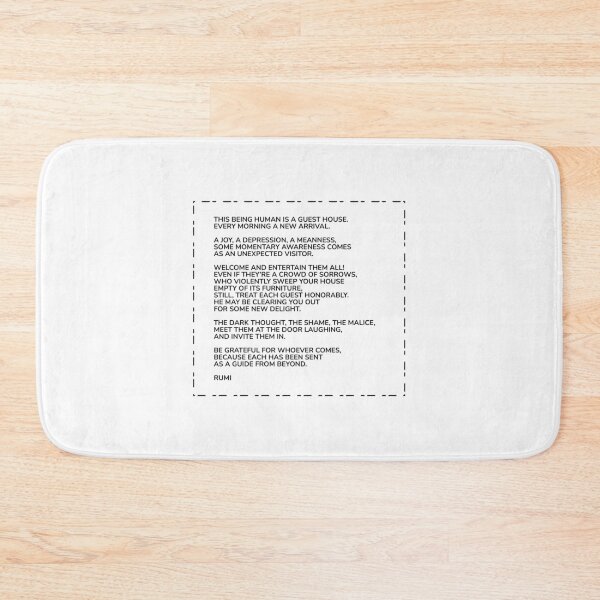 Item preview, Rumi Poem - The guest house designed and sold by Inspirationmotivation.