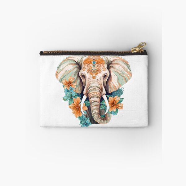 Item preview, Boho Elephant Graphic Watercolor Menagerie A Celebration of Animals in Every Form  designed and sold by dcohea.