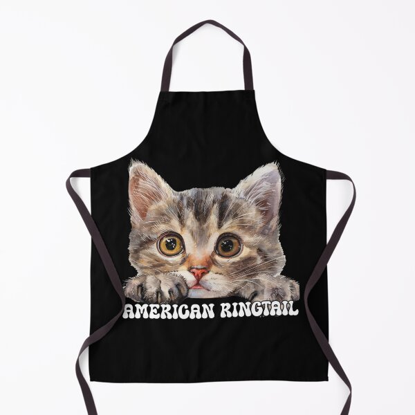 Item preview, American Ringtail, Tabby Cat, Watercolor Style Design designed and sold by quiltsncatitude.
