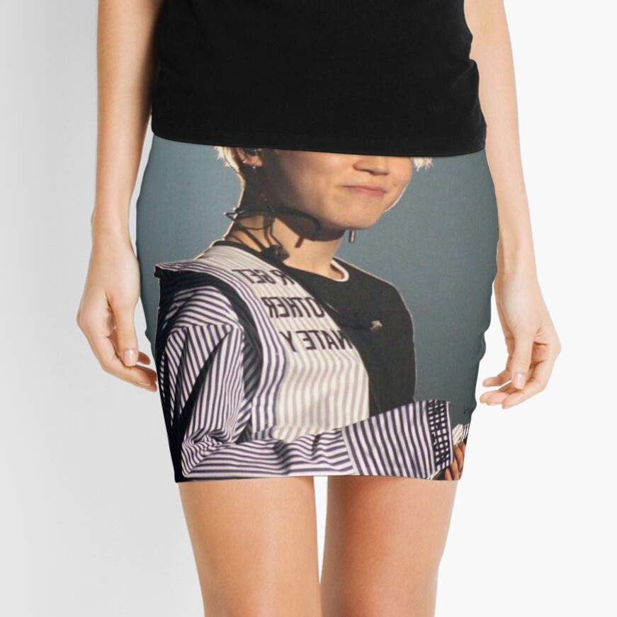 jimin - bts Mini Skirt for Sale by zeebanshee