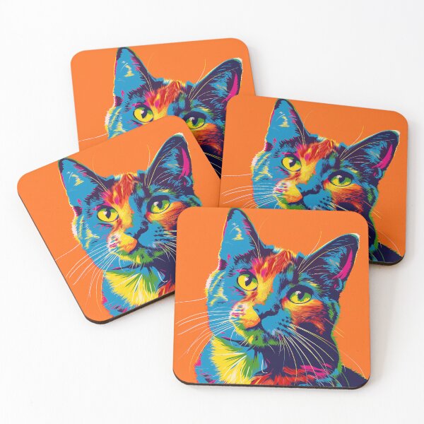 Item preview, Pop art cat designed and sold by TrendTonicCo.