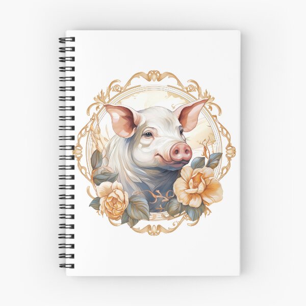 Item preview, Boho Pig Graphic Watercolor Menagerie A Celebration of Animals in Every Form  designed and sold by dcohea.