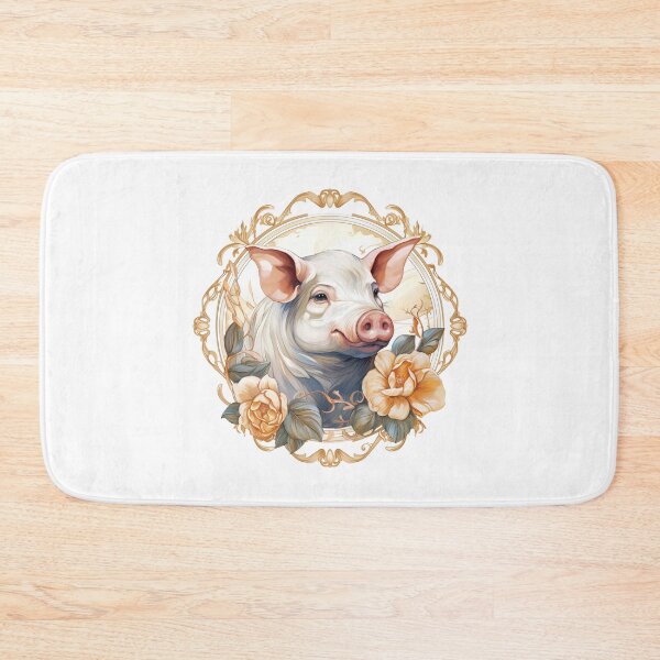 Item preview, Boho Pig Graphic Watercolor Menagerie A Celebration of Animals in Every Form  designed and sold by dcohea.