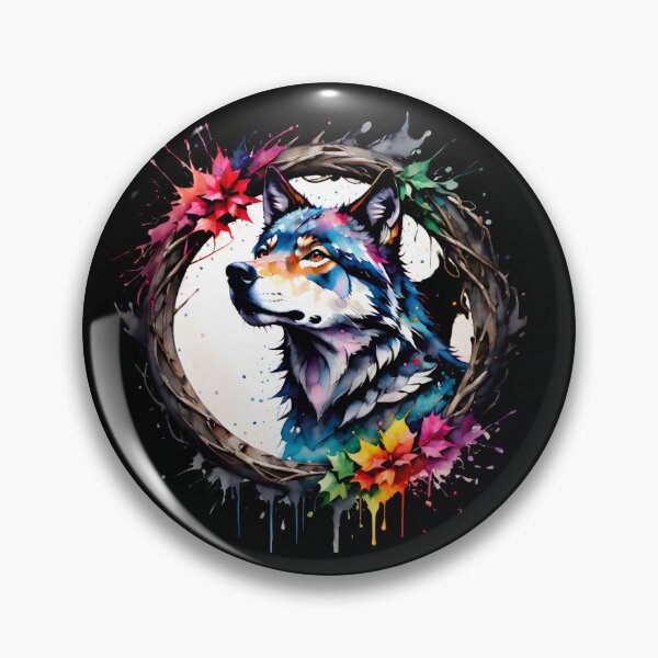 Aperçu de l'œuvre Loup fier créée et vendue par CreativMee.