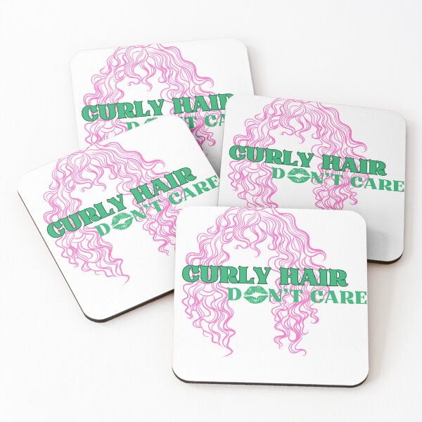 Item preview, Wavy hair Curly Hair Don't care Girl  designed and sold by SoyMoni.